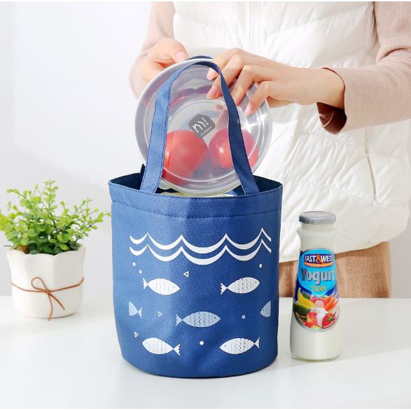 PGT - Tb109 Tas Bekal Bulat Handbag Lunch Bag/Bekal/Piknik Insulated