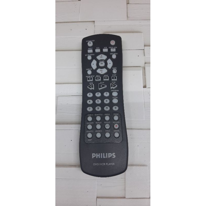 REMOTE REMOT DVD PHILIPS PLAYER VCR ORIGINAL ASLI