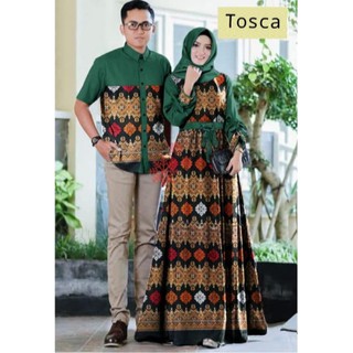  COD Emon Set Baju  Couple  Pria Wanita Gamis  Kmeja KoKo 