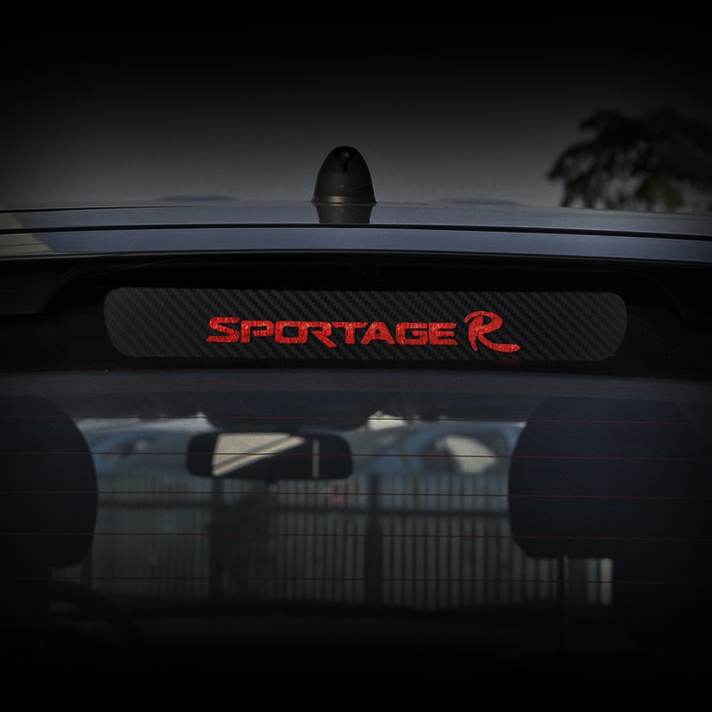 Stiker Lampu Rem Belakang Mobil Serat Karbon Untuk Kia Sportage SL 3r 2011-2015 Back Stop Lamps Dekorasi Stiker Aksesoris