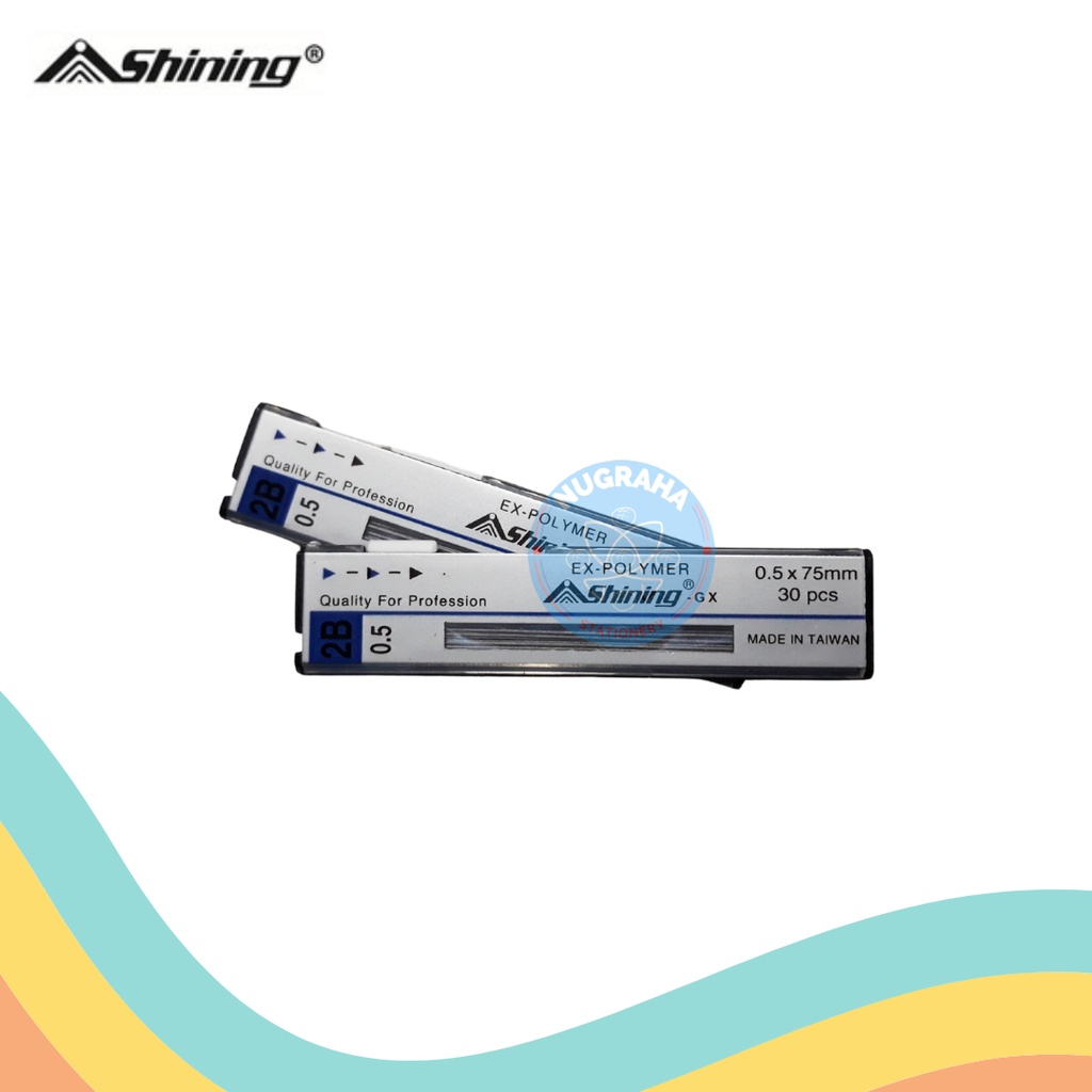 

ISI PENSIL MEKANIK 2B SHINING S-5330 EX-POLYMER 0.5 (1 PCS)