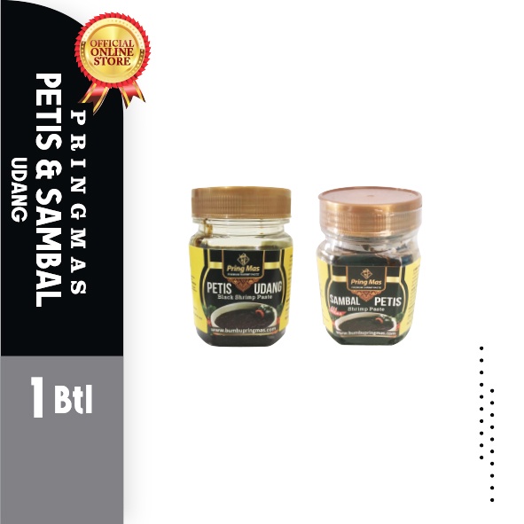 

PringMas Bumbu Petis Udang 150 Gr & Sambal Petis Pedas 130 Gr