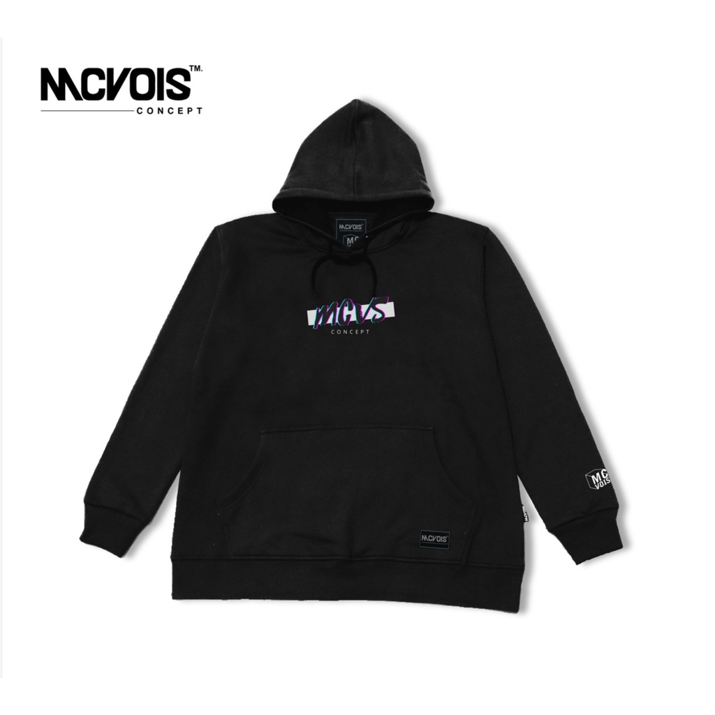 Mcvois Sweater Hoodie Bordir Glitch Premium