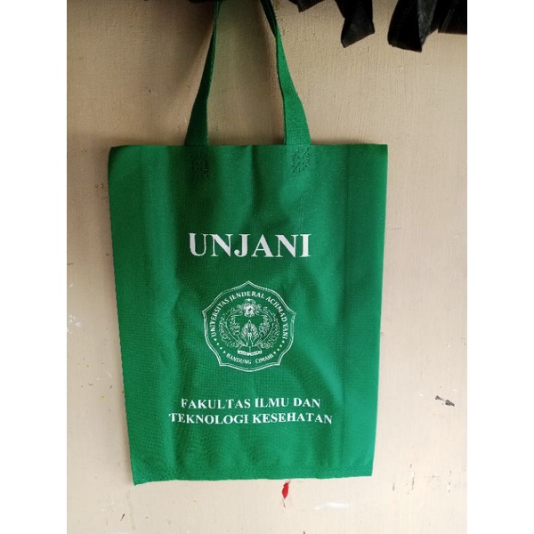 Tas spunbon tebal sablon  Goodybag custom sablon tas promosi  promosi toko onlen offlen dll