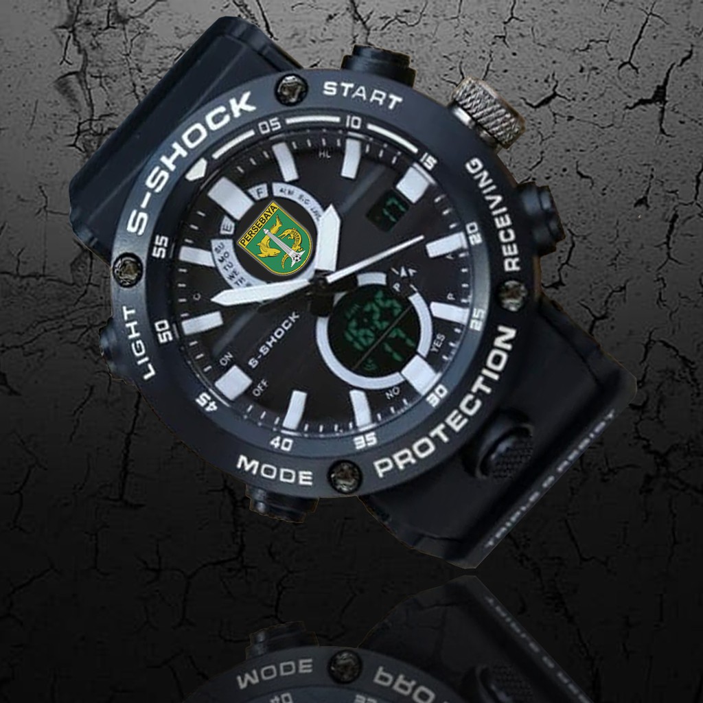 (WATER RESIST) Jam Tangan PERSEBAYA motif 1 DT - EXCLUSIVE