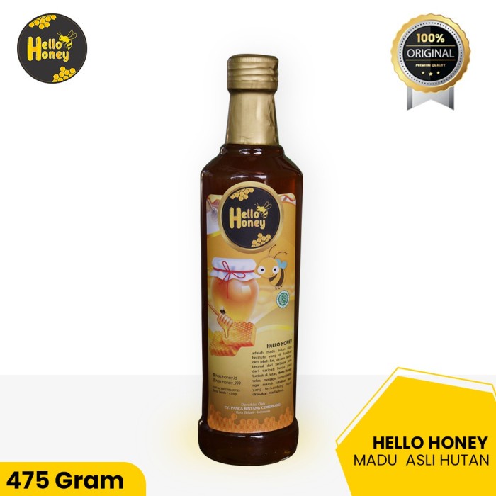 

HelloHoney Madu Hutan Asli ( Manis 475Grm ) 100%