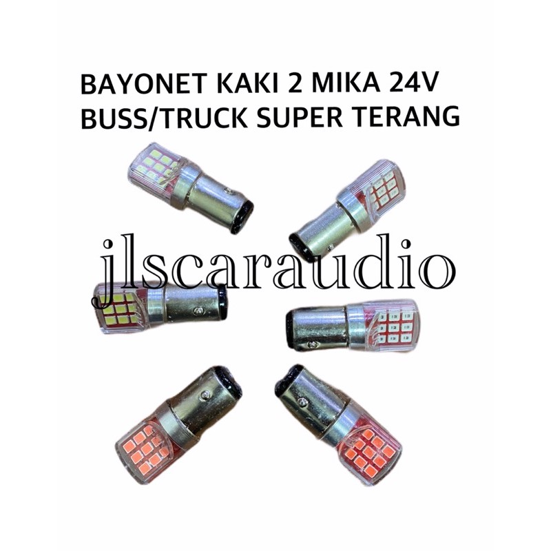 Lampu Rem Mika TRUCK BUSS 24V 18LED Nyala Kedip Super terang