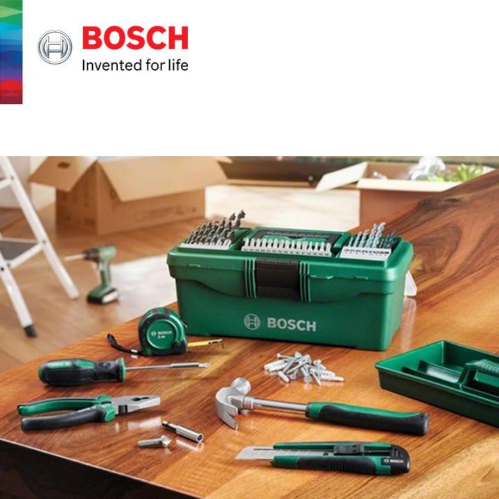 BOSCH Starter Box Universal Tool kit 73 Accessories