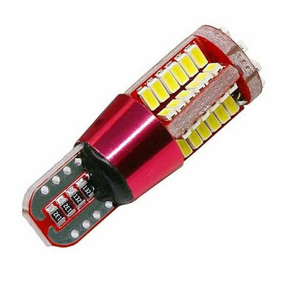 LED mobil motor T10 tancap super extreme bright 57 SMD 4041 canbus no error sign mundur sein bohlam