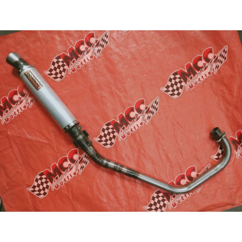 Knalpot Tiger Bulat MCC Racing Muffler
