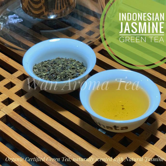 

[[BISA COD]] Indonesian Jasmine Green Tea 500g - Natural Jasmine + Teh Organic CUCI GUDANG Kode 858