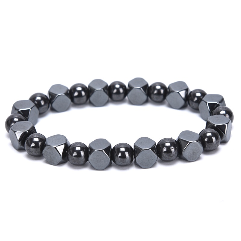 Manik-manik Magnetik Hematite Warna Hitam Untuk Kesehatan