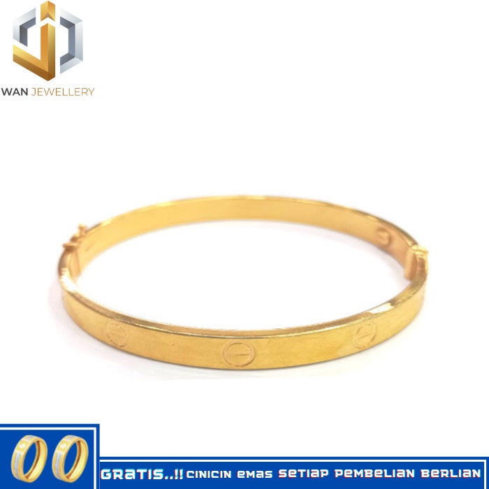 gelang 700 emas 700 asli model kartir baru