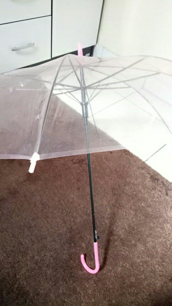 Payung Transparan Warna Panjang