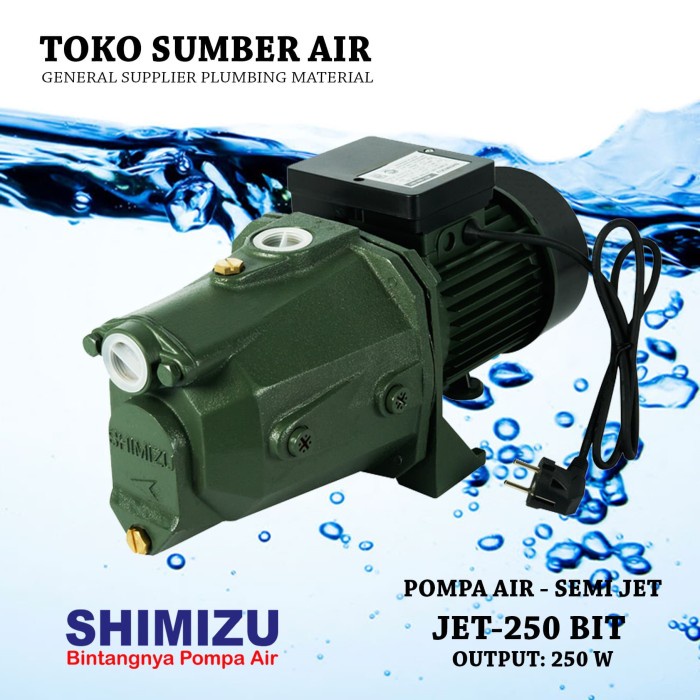 Pompa Air Shimizu Jet 250 Bit - Semi Jet Termurah 