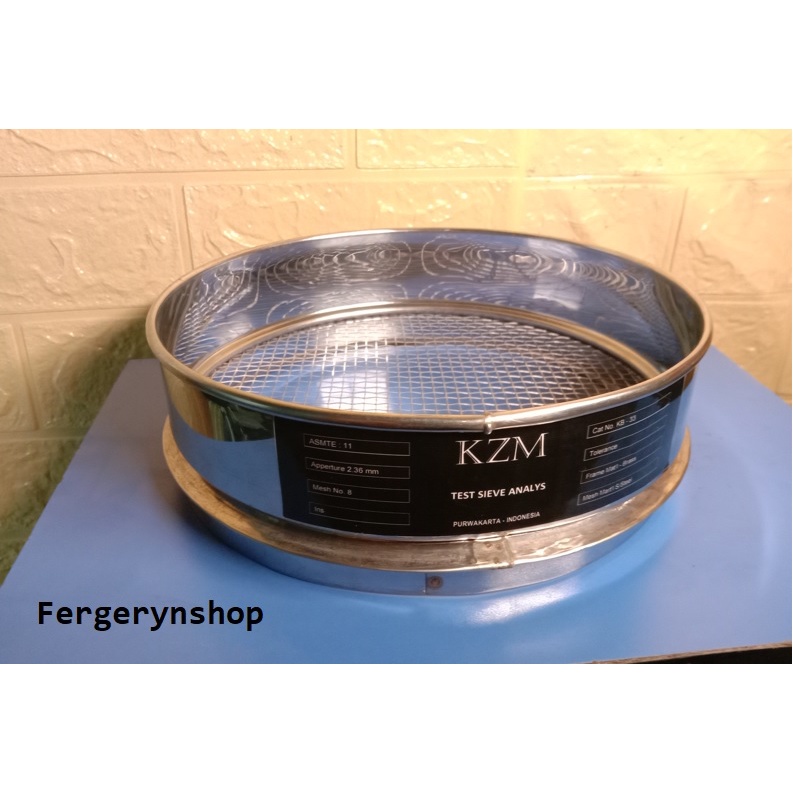 Sieve Test Mesh 8 Ayakan Stainless Mesh 8 ( 2,36mm )