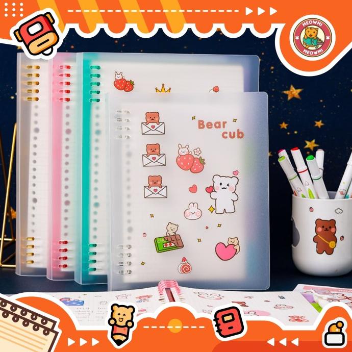 

*$*$*$*$] MEOWMI Buku Binder Loose Leaf B5 A5 MB0091