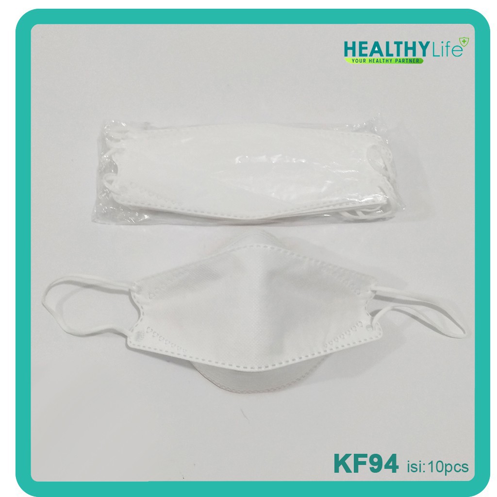 Healthylife Masker KF94 isi 10pcs/box Masker Korea 3D model Evo Plusmed Masker Duckbill Masker KF 94