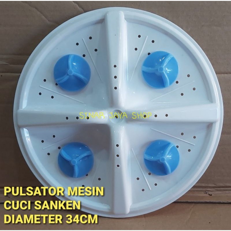 PULSATOR MESIN CUCI SANKEN 34CM AS KOTAK