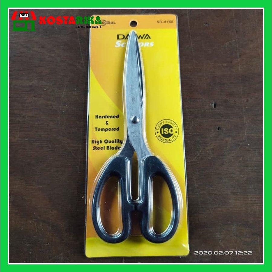 Gunting Stainless Gunting Kertas stainless besar Tajam kuat murah meriah Daiwa SD-A180