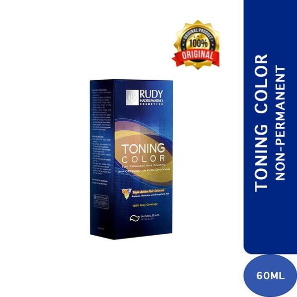 Rudy Hadisuwarno Toning Color Natural Black/Brownish Black 60ml