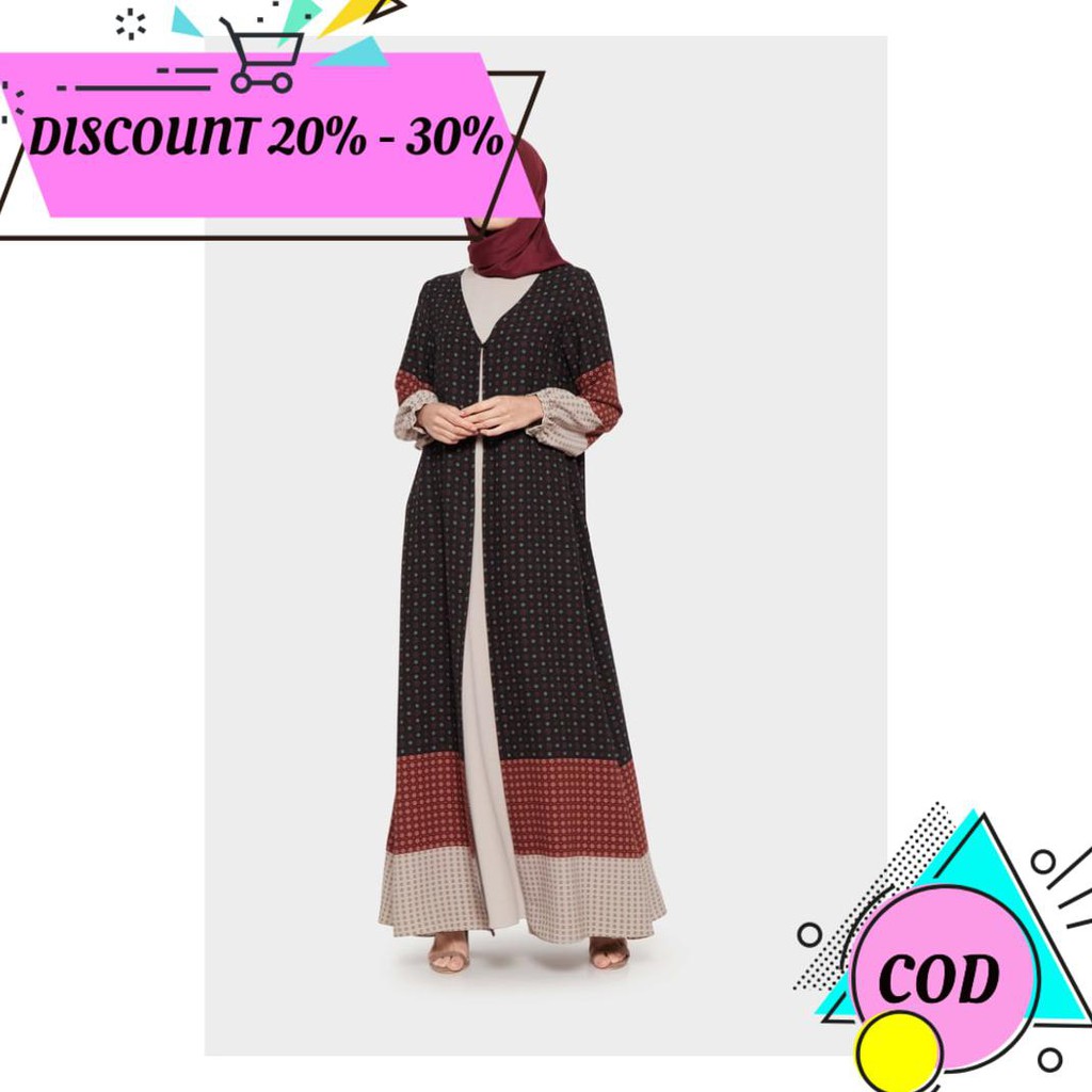 (BAYAR DITEMPAT) SUQMA ALENKA DRESS BLACK AA562