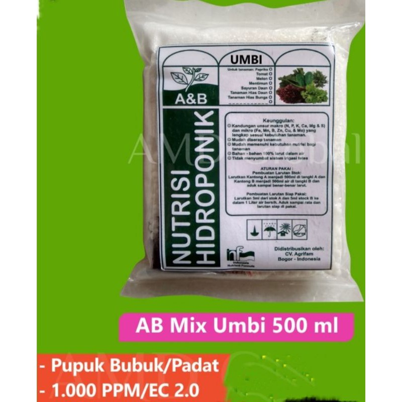 Nutrisi AB mix umbi-umbian pekatan 500ml