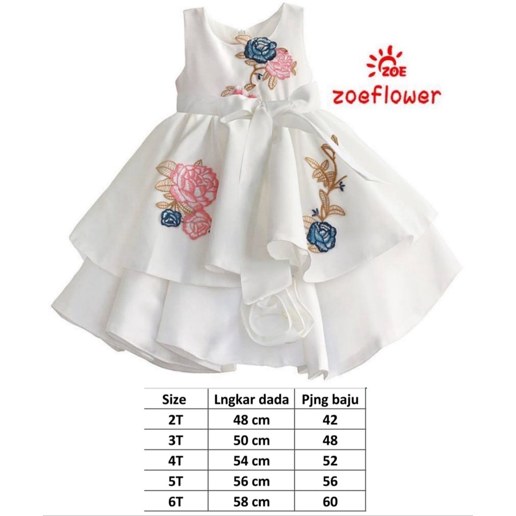 DRESS ANAK MEWAH PAKAIAN ANAK PEREMPUAN IMPORT