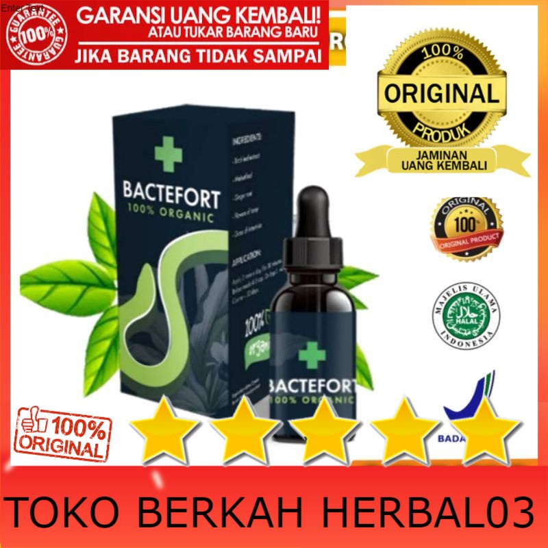 100% ASLI New Bactefort Asli Original Obat Herbal Anti Parasit Dalam Tubuh - Ecositin - Hermuno - Bi
