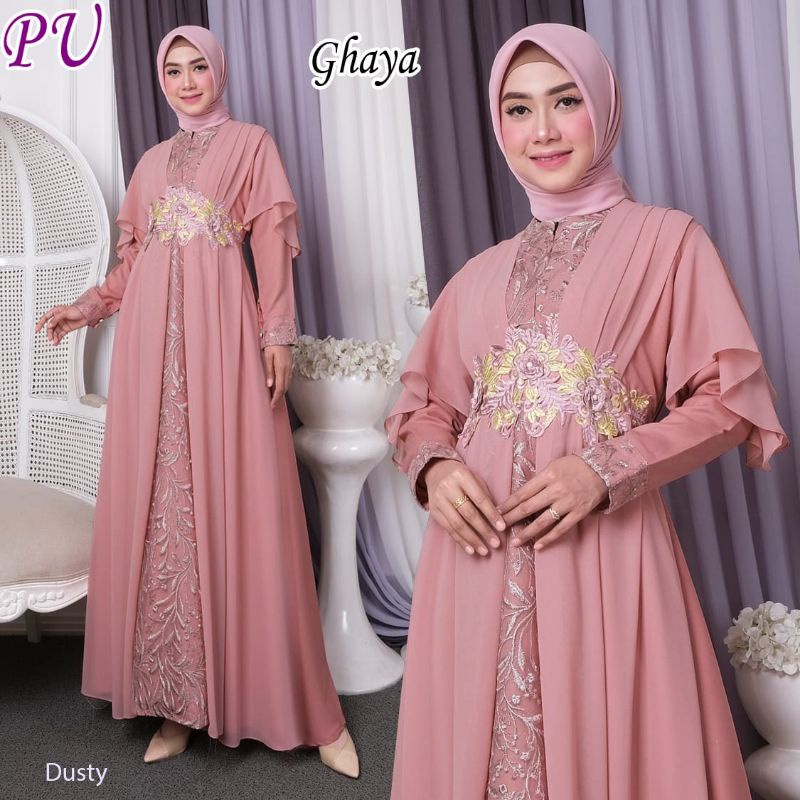 gamis pesta premium mewah