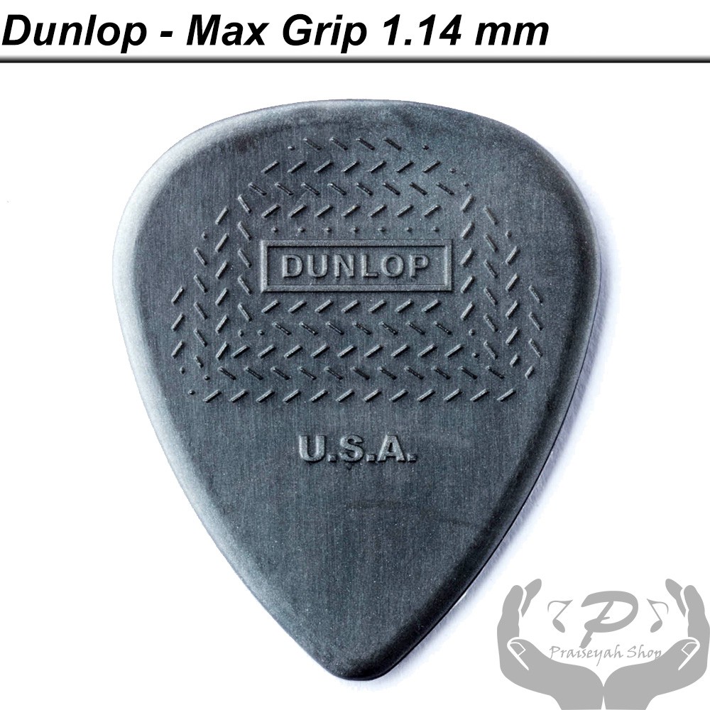 Dunlop Pick Gitar Max Grip Tebal Original USA 114 mm