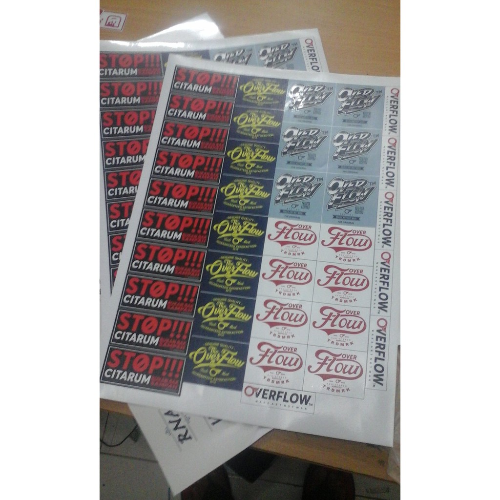 

Pembuatan Stiicker A3 termurah di billah printing