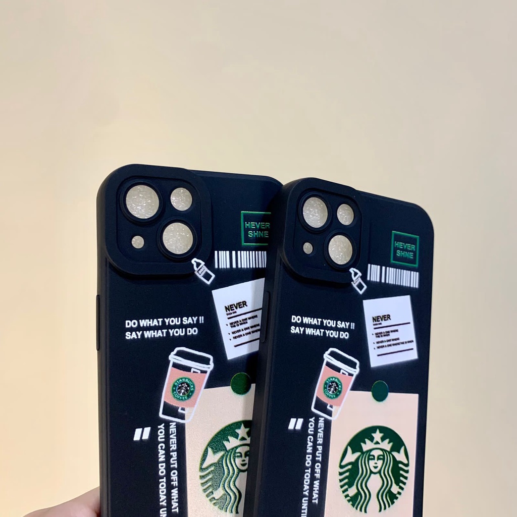 Softcase Starbucks Pro Camera For Oppo A5S A3S A9 2020 A15 A16 A53 A54 A95 Realme C11 C15 C25 C21Y C31 C35
