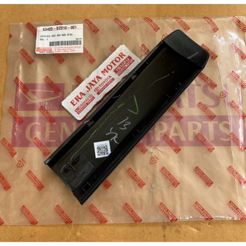 Cover Tutup Roof Rack Rak All New Rush Terios 2018 2019 2020 2021 Belakang Kanan Original Ori Asli