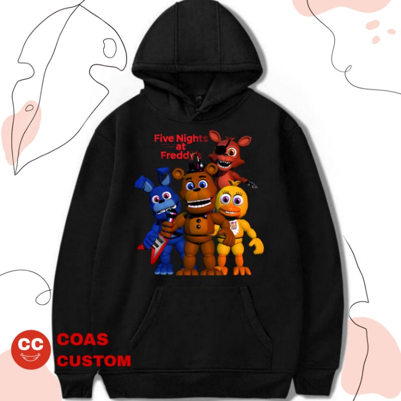 SWEATER FNAF FIVE NIGTS AT FREDDY'S HOODIE ANAK BAHAN PREMIUM