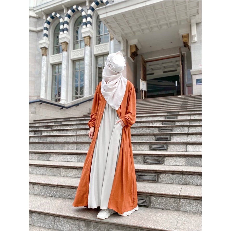 Afiya Dress | Gamis Jumbo Muslimah Syari