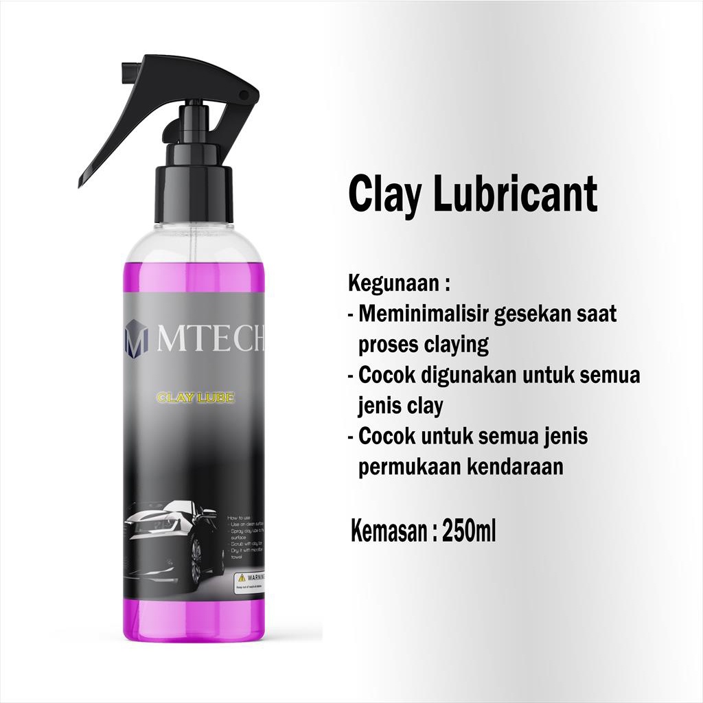 MTECH Clay Lubricant Cairan pelumas Clay Bar Poles Body Mobil