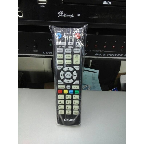 REMOT DVD KARAOKE GEISLER UNTUK SMUA MEREK GEISLER