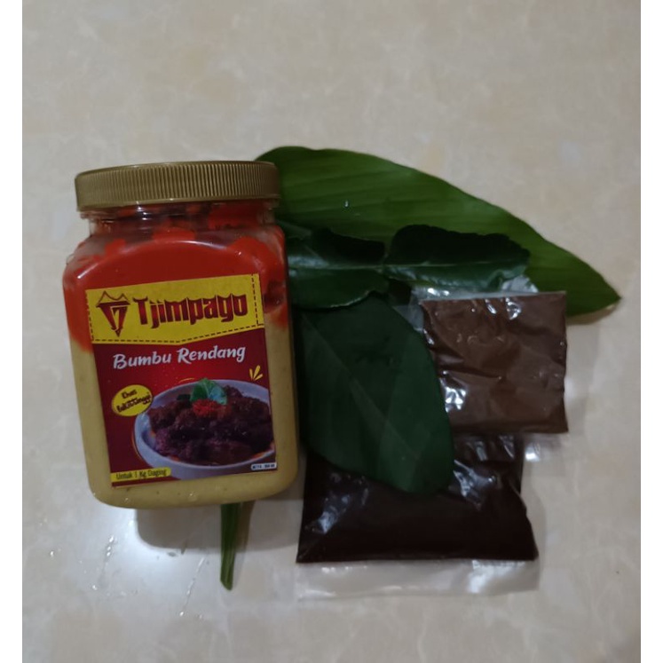 

Bumbu RENDANG untuk 1kg Daging