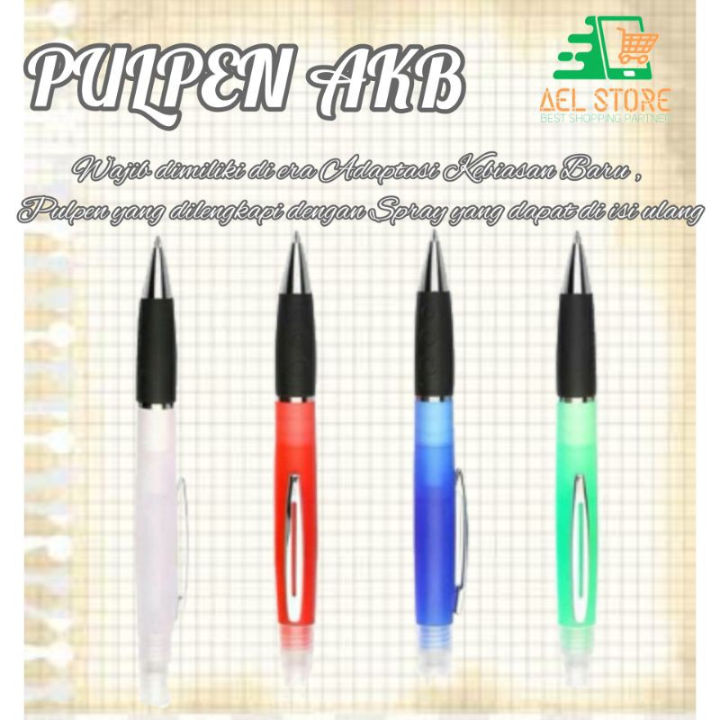 

PULPEN SPRAY (TERMASUK HANDSANITIZER 3ML/PCS)