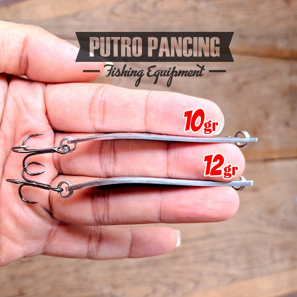 Lure Spoon Stainless 10 dan 12 Gr Anti Karat Killer