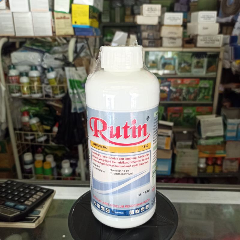 INSEKTISIDA RUTIN 18 EC 1 LITER PENGENDALI KUTU DAUN