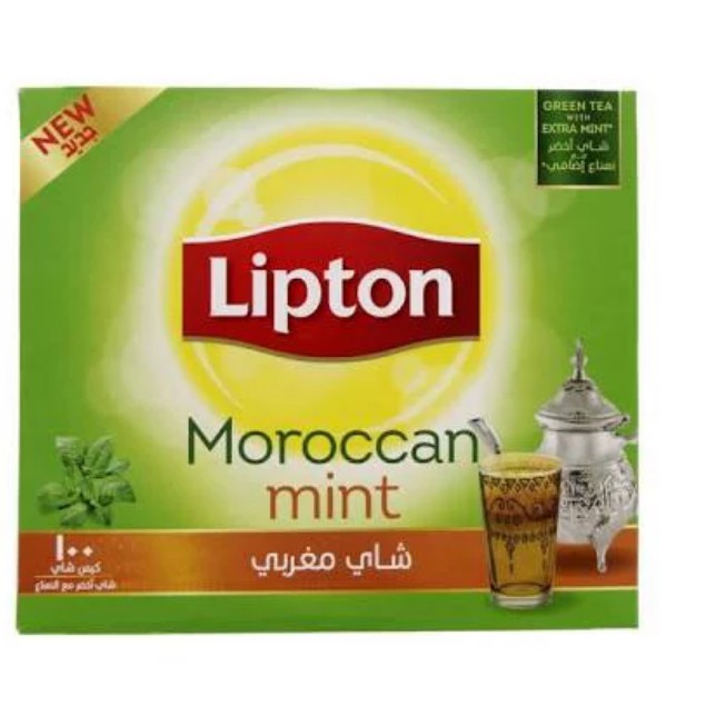 

Lipton Moroccan Mint Tea 100 Tea Bags in a Box