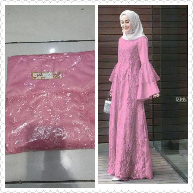 Termurah Dress Maxi Sabrina New Mimba Lovea Kekinian Modern Tile