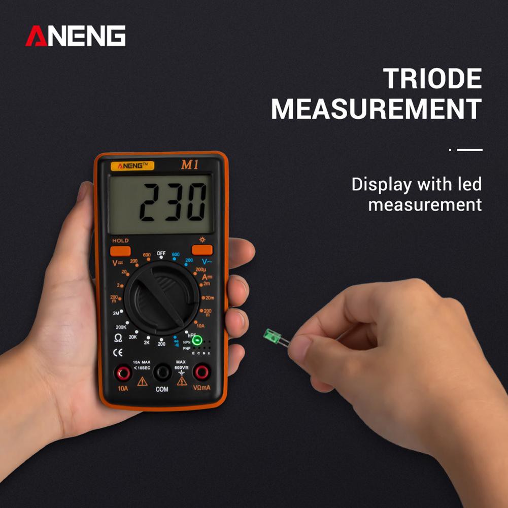 ANENG Multimeter LCD Digital Pengukur Tegangan / Arus / Resistansi / NCV