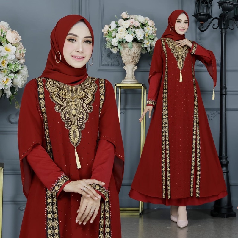 ABAYA PREMIUM SHEREEN SERIES 3 ABAYA ARAB ABAYA MEWAH ABAYA GAMIS ARAB