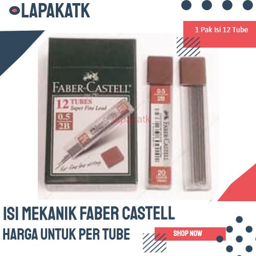 

ISI PENSIL MEKANIK 2B FABER CASTELL