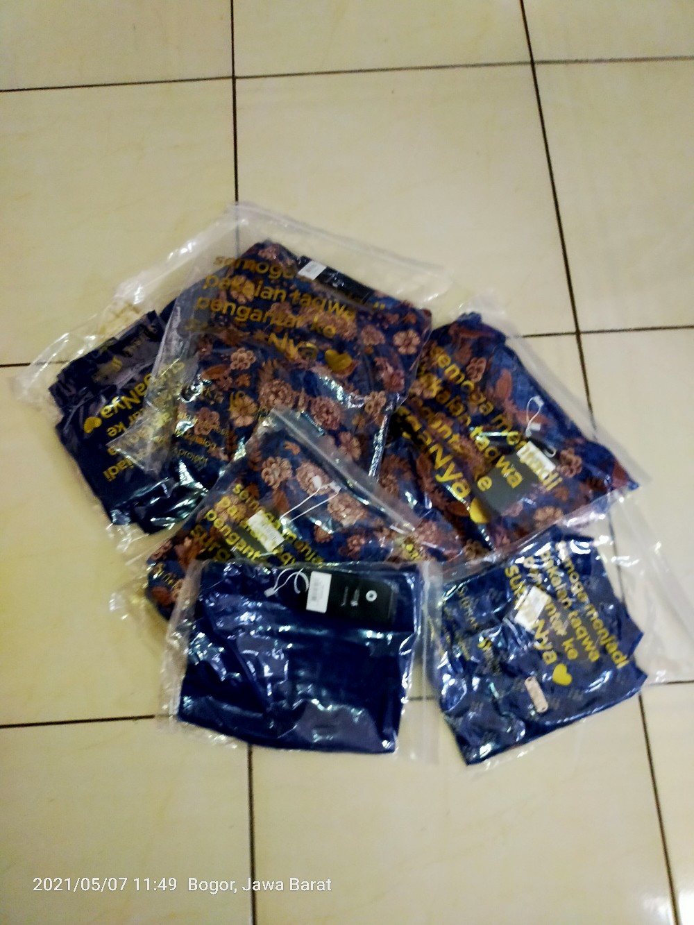 Gamis Koko Seragam Sarimbit Batik Lebaran Arki Arkani Original By Shieraki Indonesia