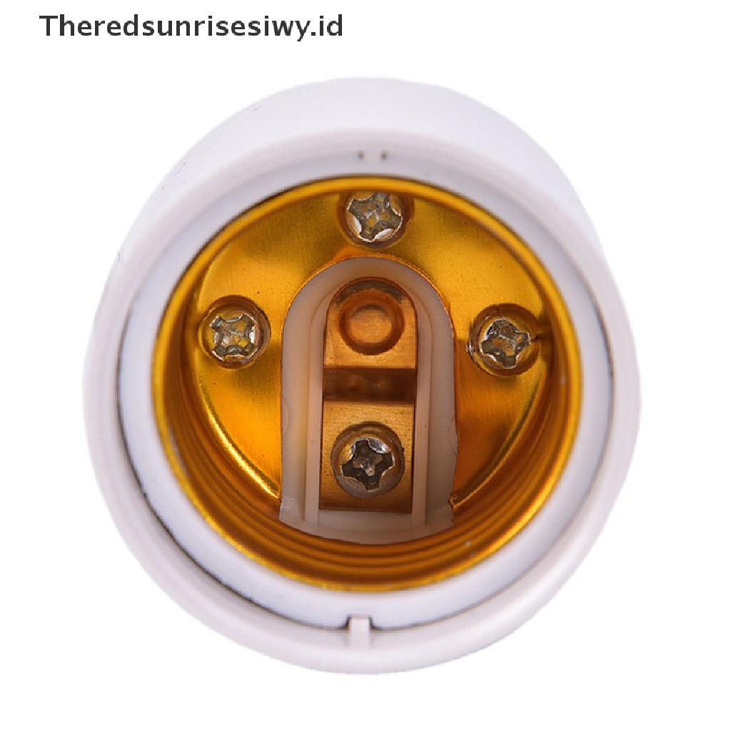 (Theredsunrisesiwy.Id) Adaptor Converter Fitting Bohlam Lampu Halogen Led G23 Ke E27 E26