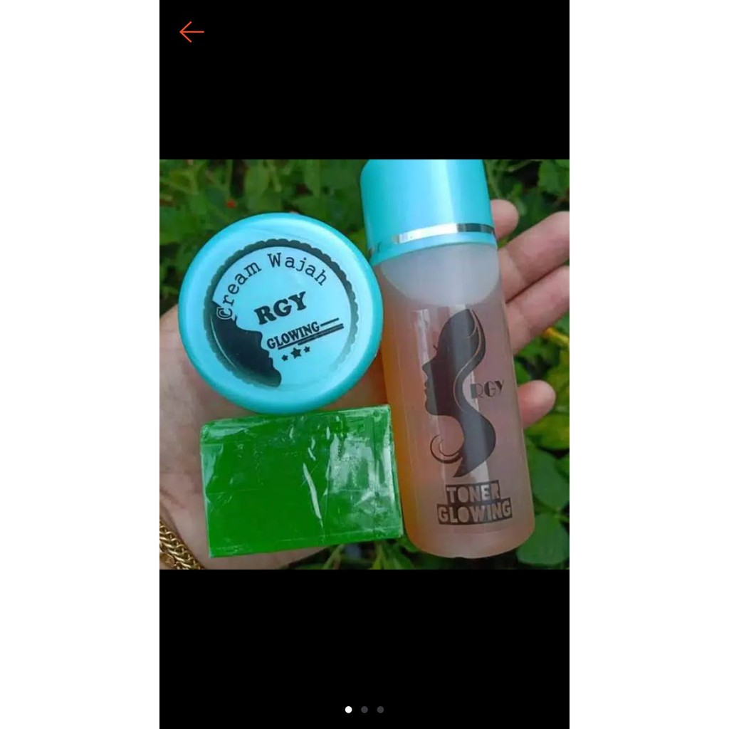 Paket VIP BPOM Cream Small RgY glow Isi 3 item